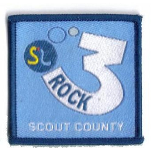3 Rock County Badge