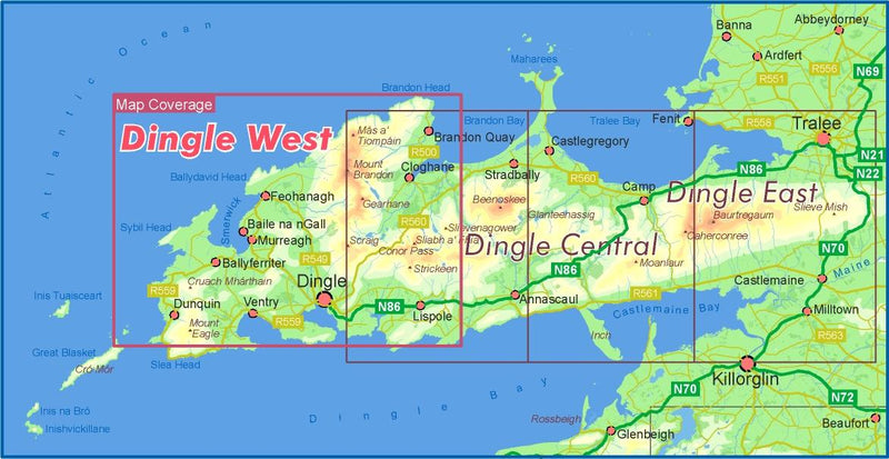 Dingle West Map