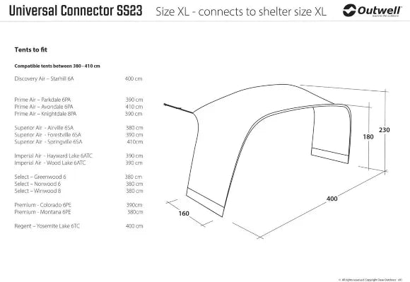 Lounge Tent Connector XL