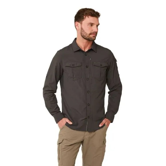 Men's NosiLife Adventure Long Sleeve Shirt II - Black Pepper