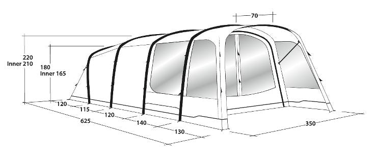 Rosedale 5 Person AirBeam Tent