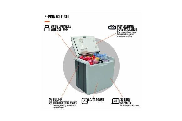 E-Pinnacle 30L Cooler Box