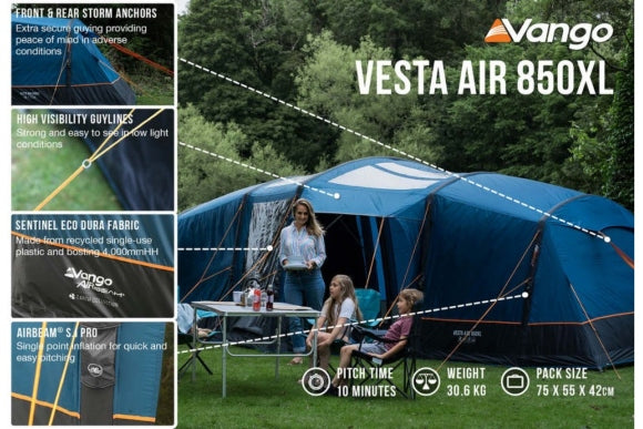 Vesta Air 850XL Package(w/ Footprint)
