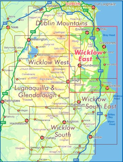 Wicklow East Map
